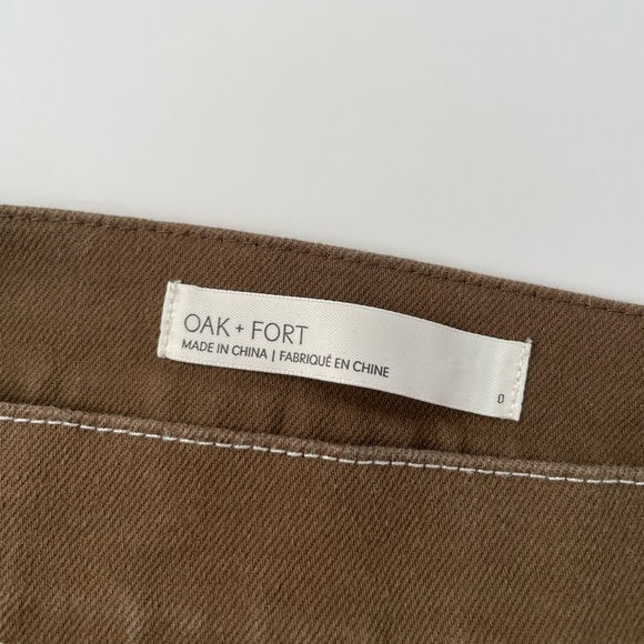 Oak + Fort Green Cargo Mini Skirt - Picture 4 of 4